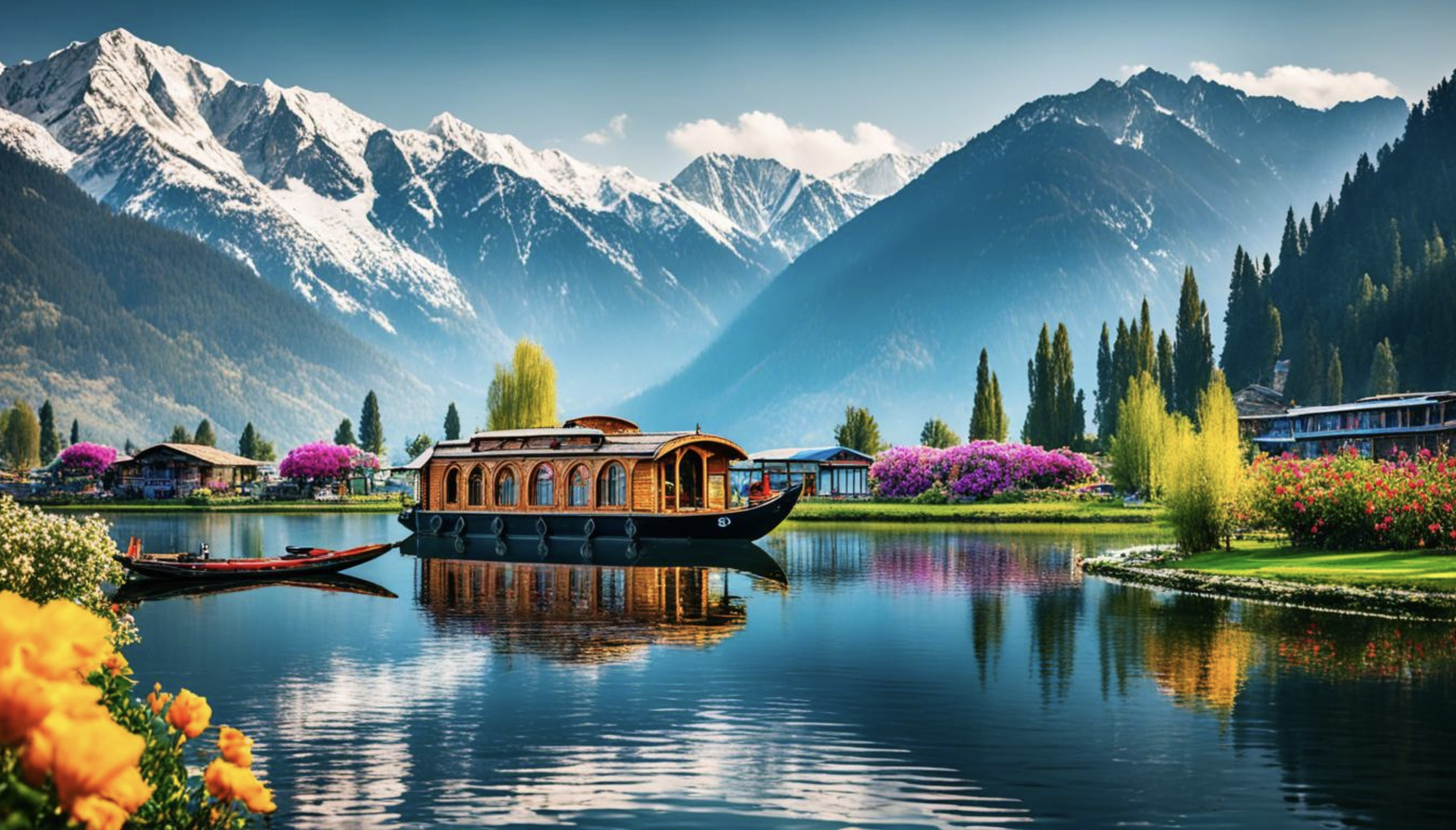 kashmir in april by roameoo